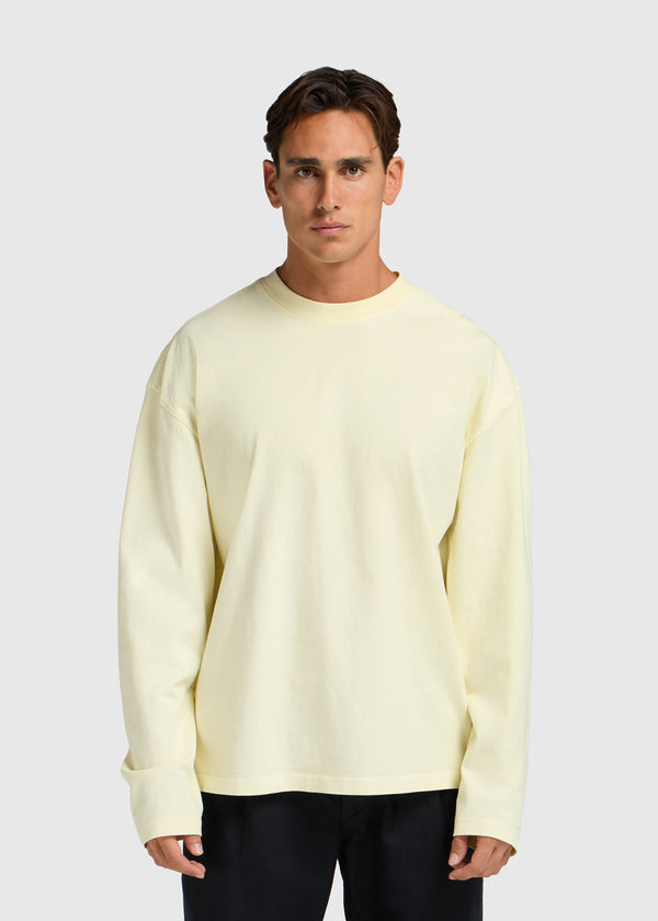 Vintage Washed Longsleeve - Yellow