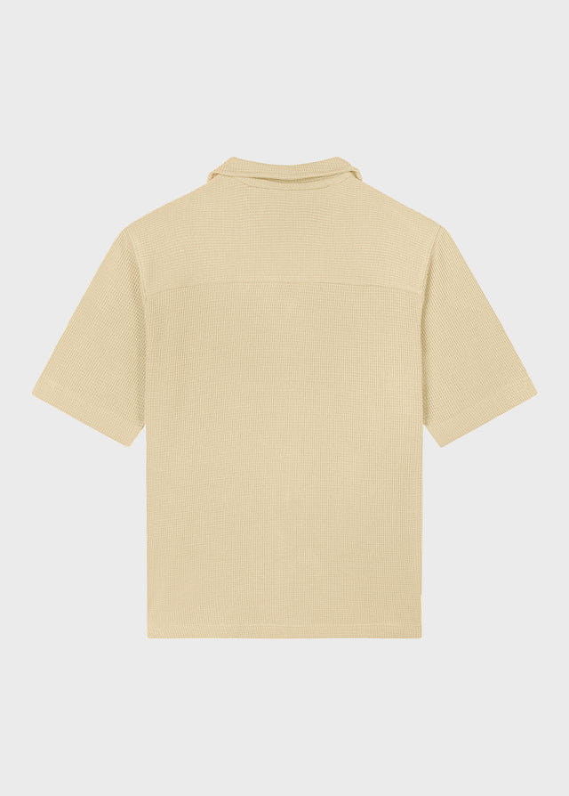 Waffelhemd - Beige