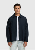 Textured Stripe Shirt - Navy Blue