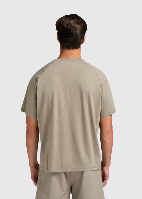 Active Wear Tee - Dark Sand