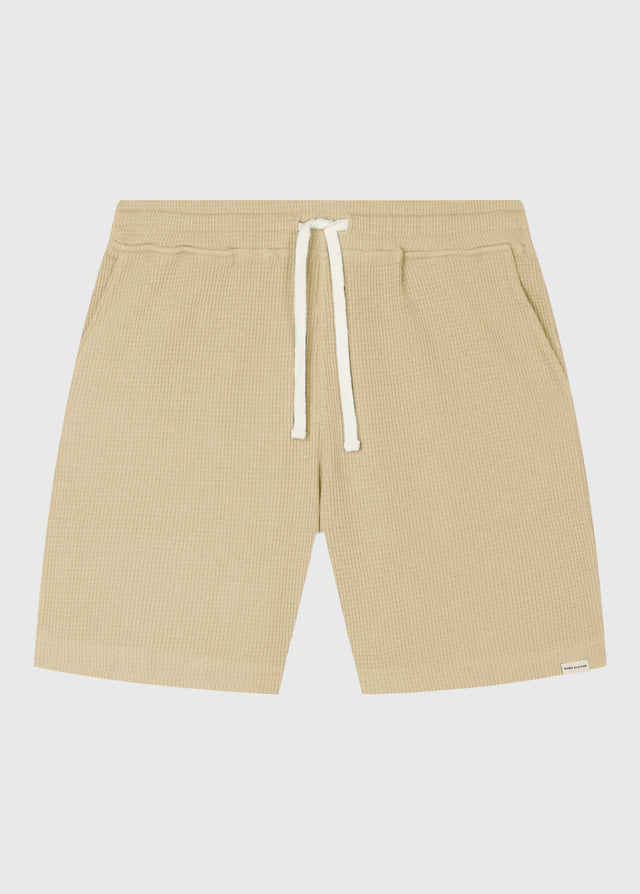 Waffel-Shorts - Beige