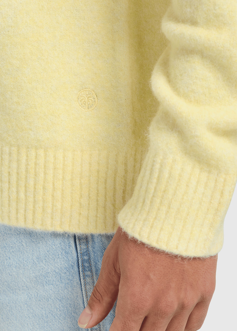 Soft Knit Crewneck - Butter Yellow