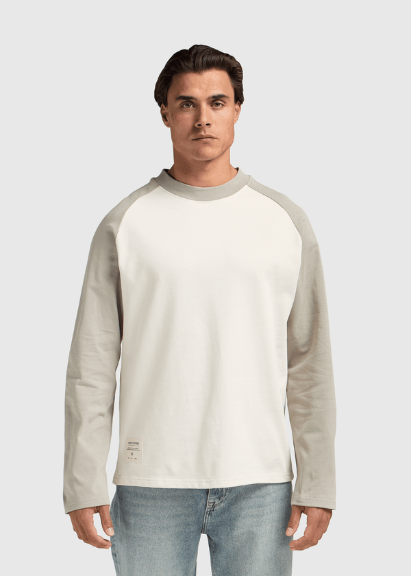 Colour Block Longsleeve - Dove