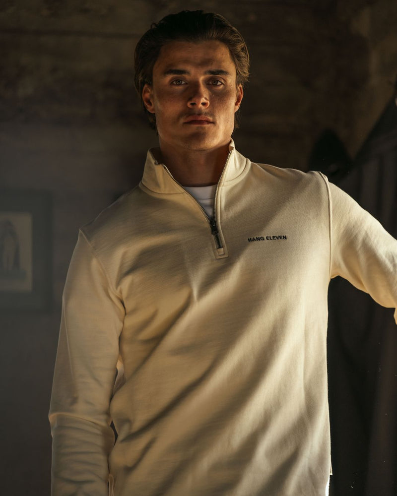 Half Zip Sweater - Sand