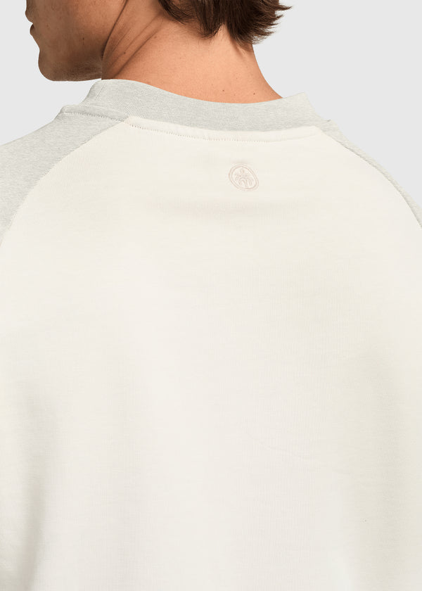 Colour Block Longsleeve - Off White