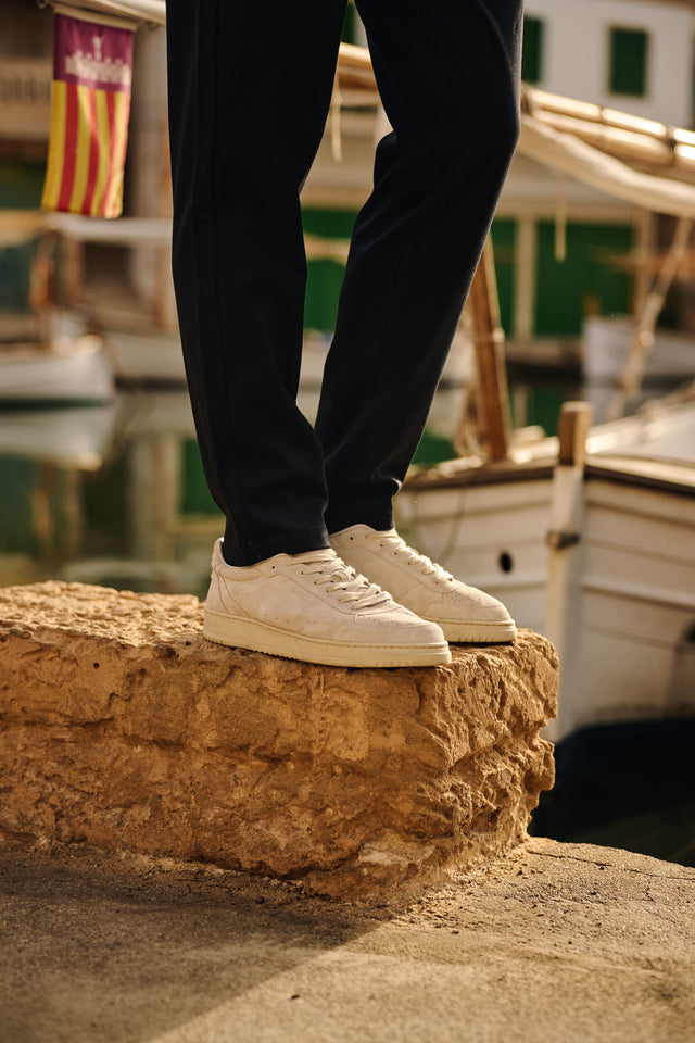 Premium Suede Sneaker - Sand