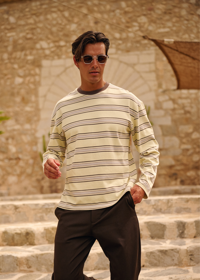Stripe Longsleeve - Yellow