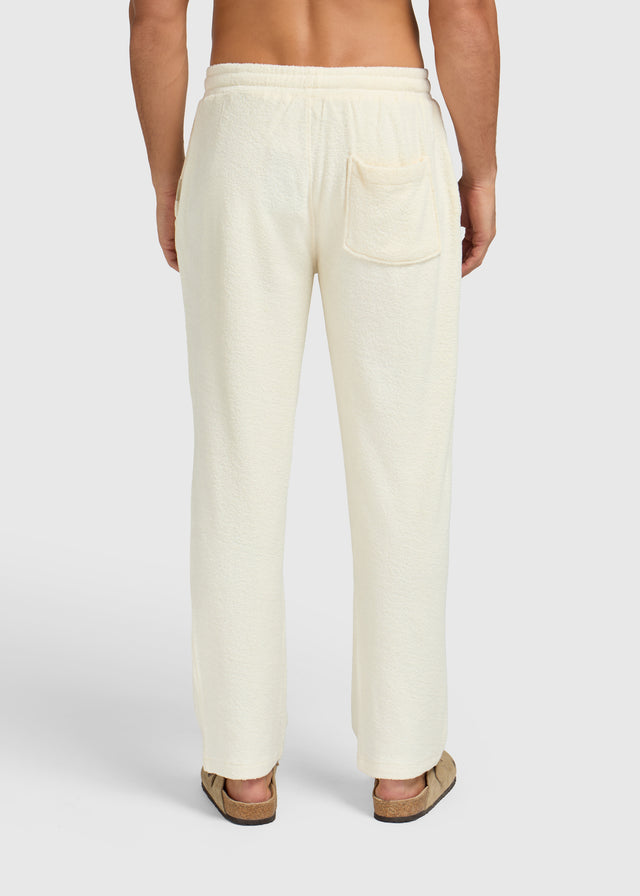 Toweling Bouclé Pants - Off White