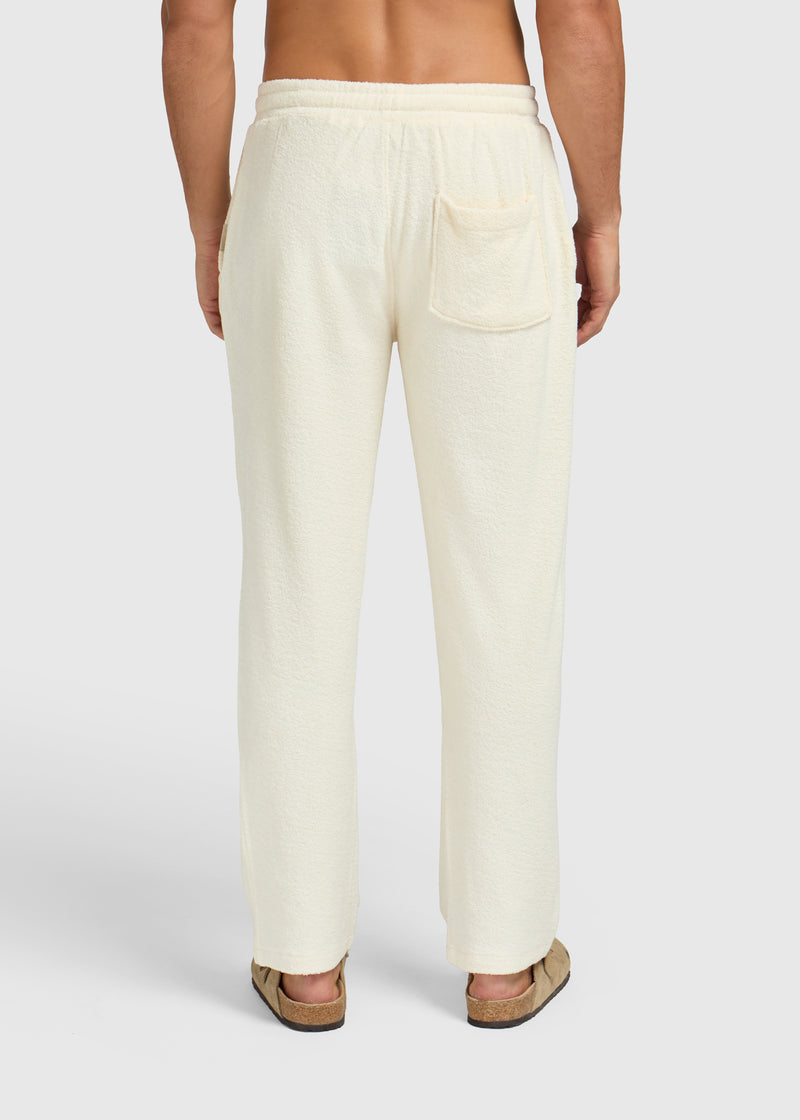 Toweling Bouclé Pants - Off White