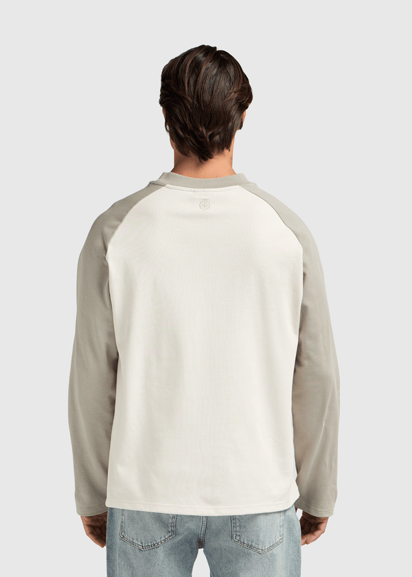 Colour Block Longsleeve - Dove