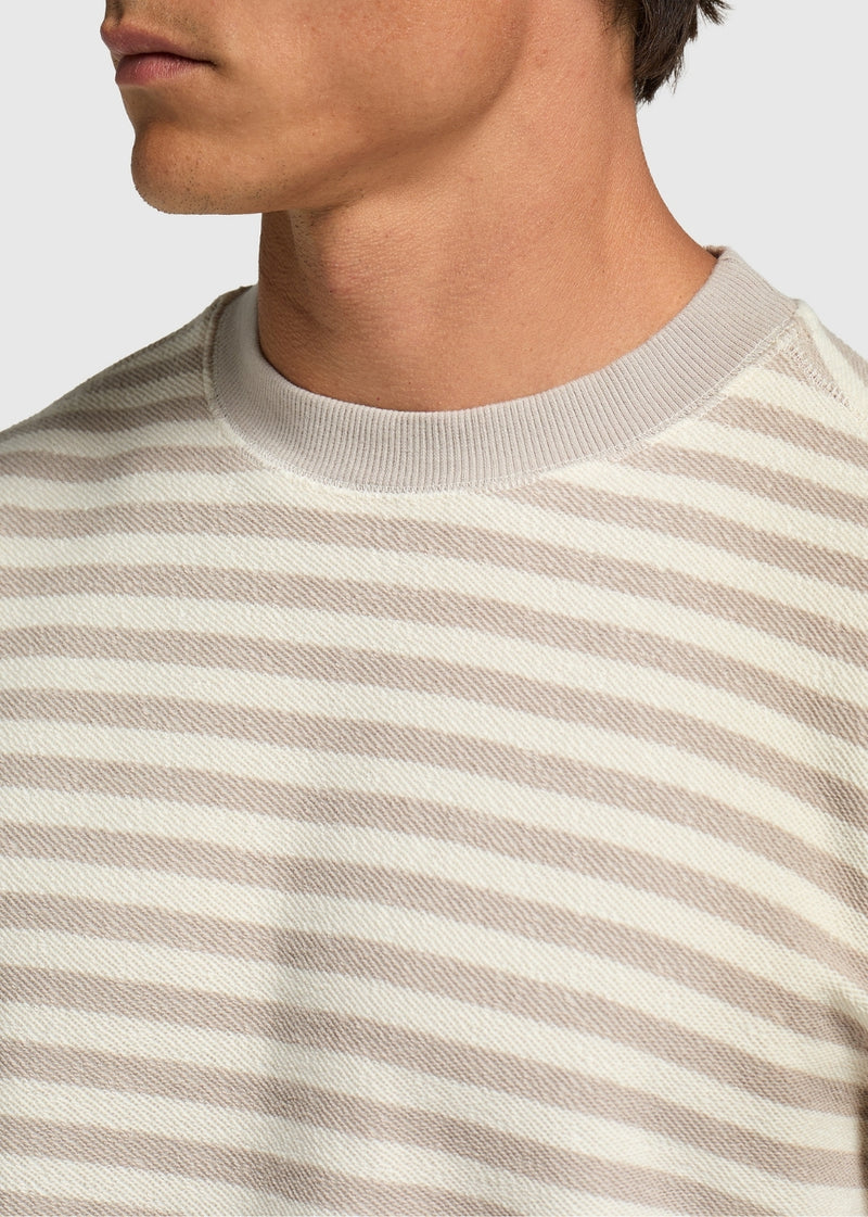 Structure Stripe Longsleeve - White Sand