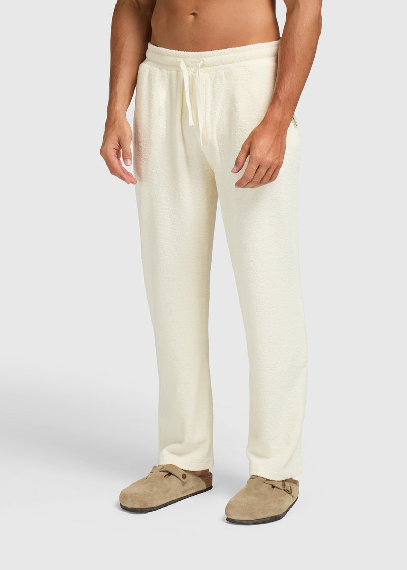 Toweling Bouclé Pants - Off White