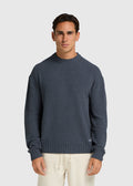 Loop Knit Crewneck - Ombre Blue
