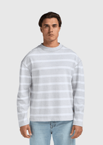 Stripe Longsleeve - Grey Melee