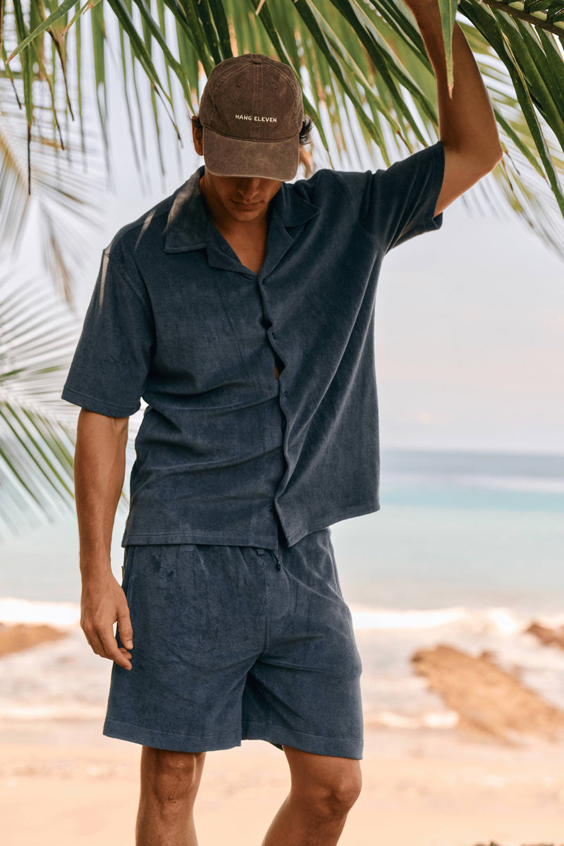 Toweling Shirt - Navy
