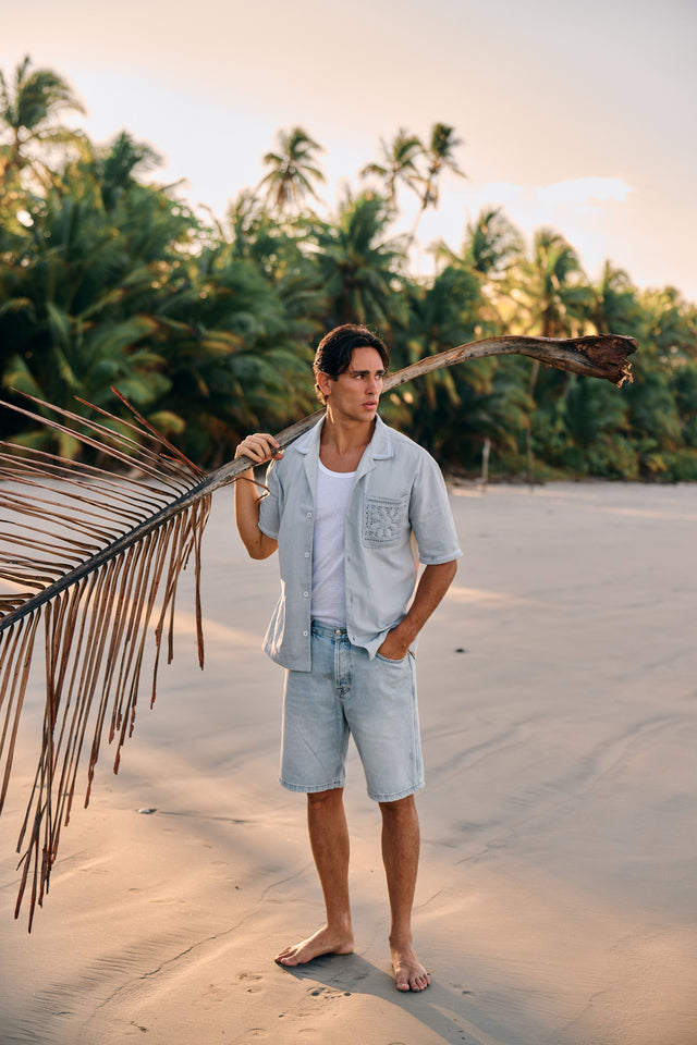 Soft Shore Resort Shirt - Light Blue