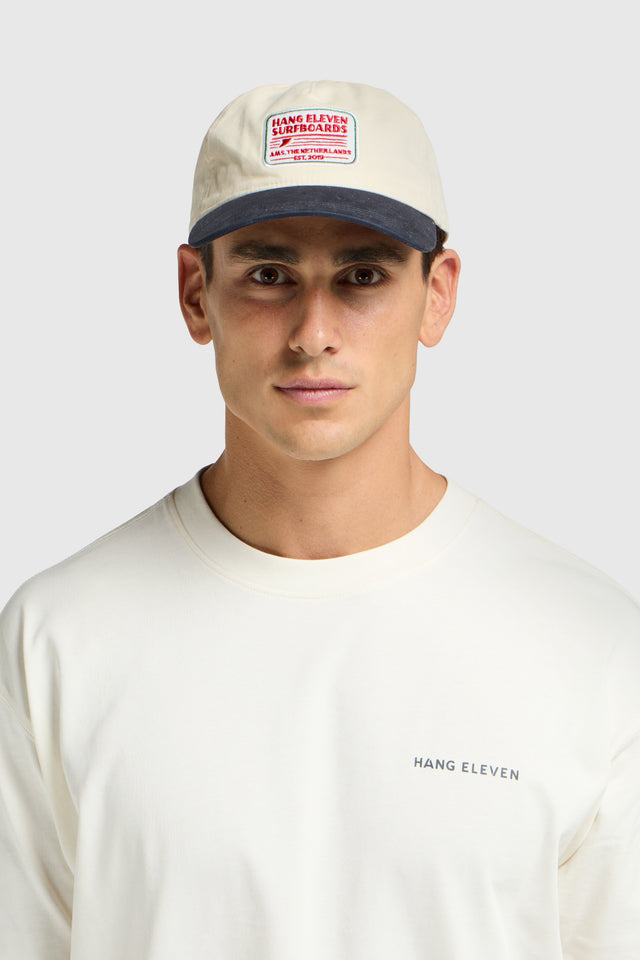 Casquette bicolore - Bleu marine