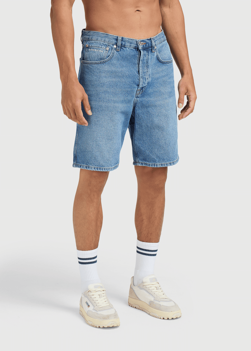 Clean Denim Short - Middle Blue