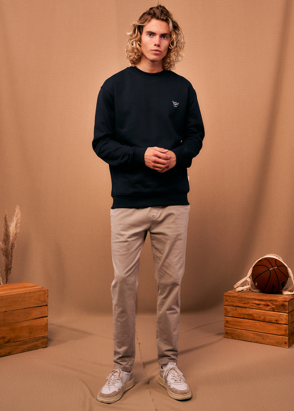 Shaka Crewneck - Navy Blue