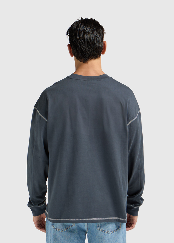 Clean Longsleeve - Navy Blue