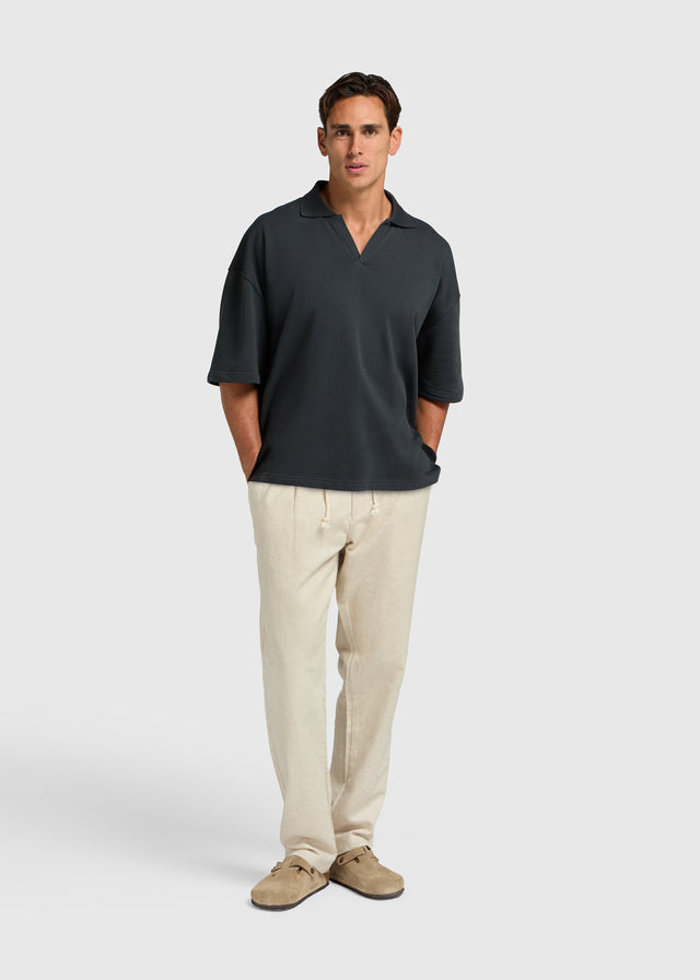 Das Boxy Polo – Off Black