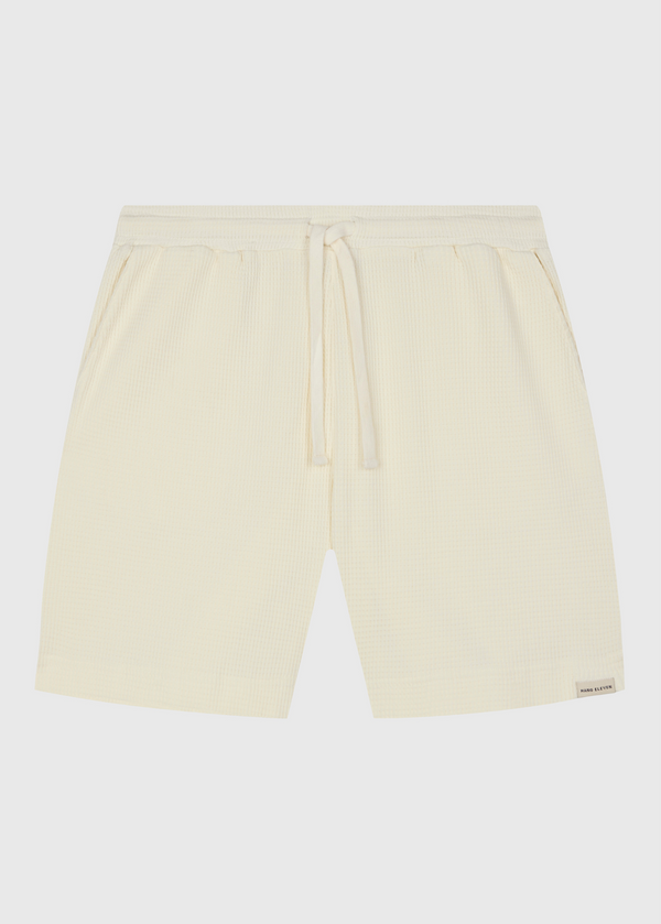 Waffle Short - White Sand