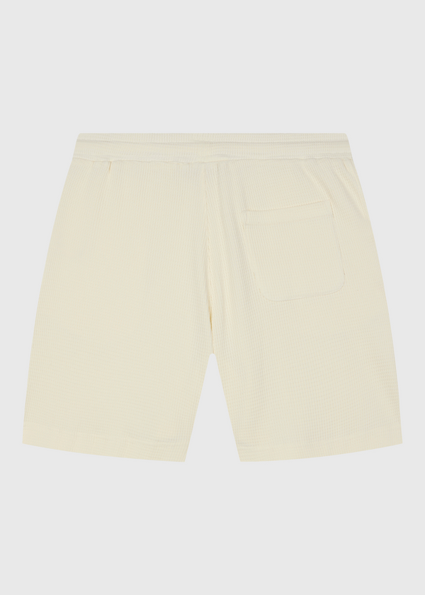 Waffle Short - White Sand
