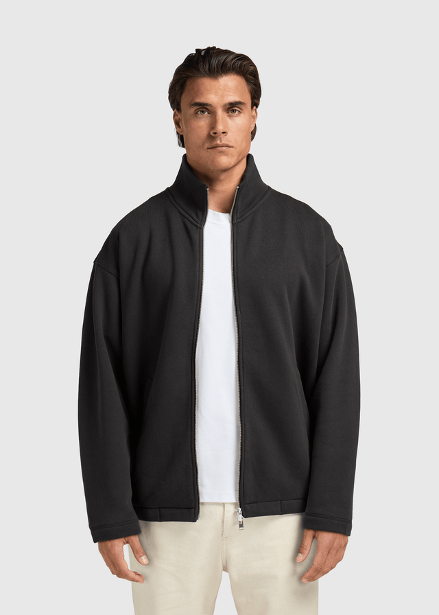 Heavy Full Zip - Midnight Black