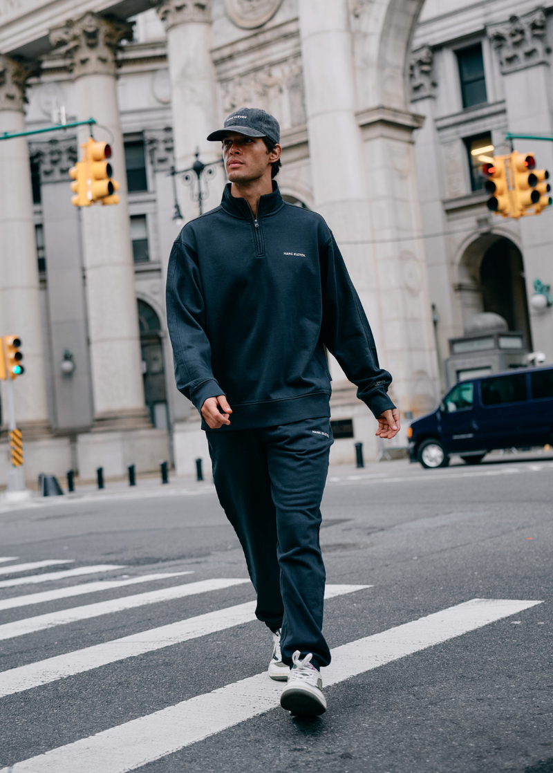 Premium Blanks Half Zip - Acid Wash