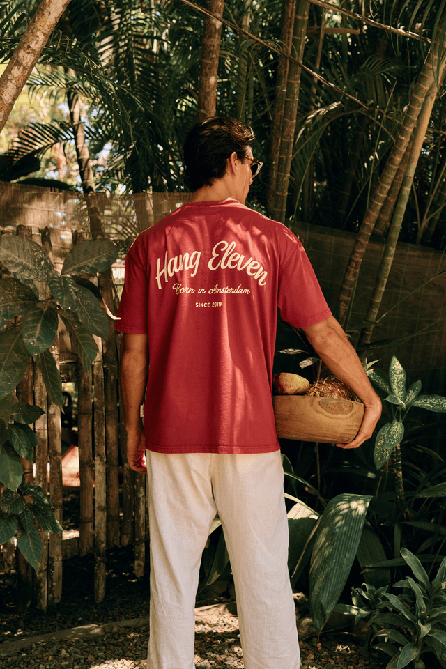 Born Tee - Deep Red
