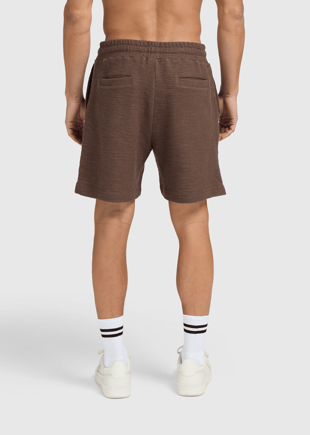 Short bouclé - Marron