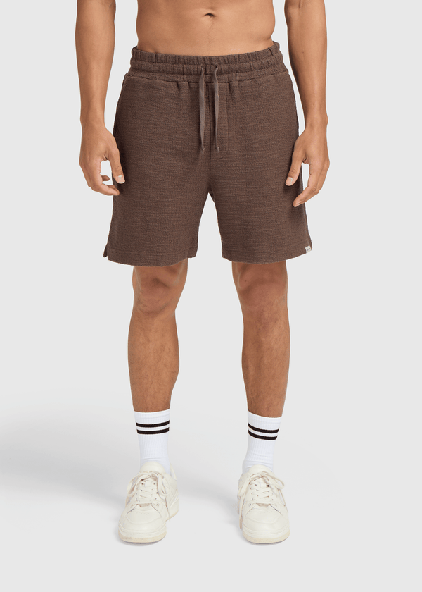 Bouclé Short - Brown