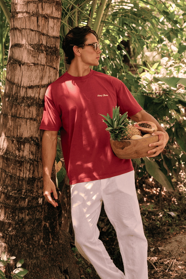 Born Tee - Deep Red