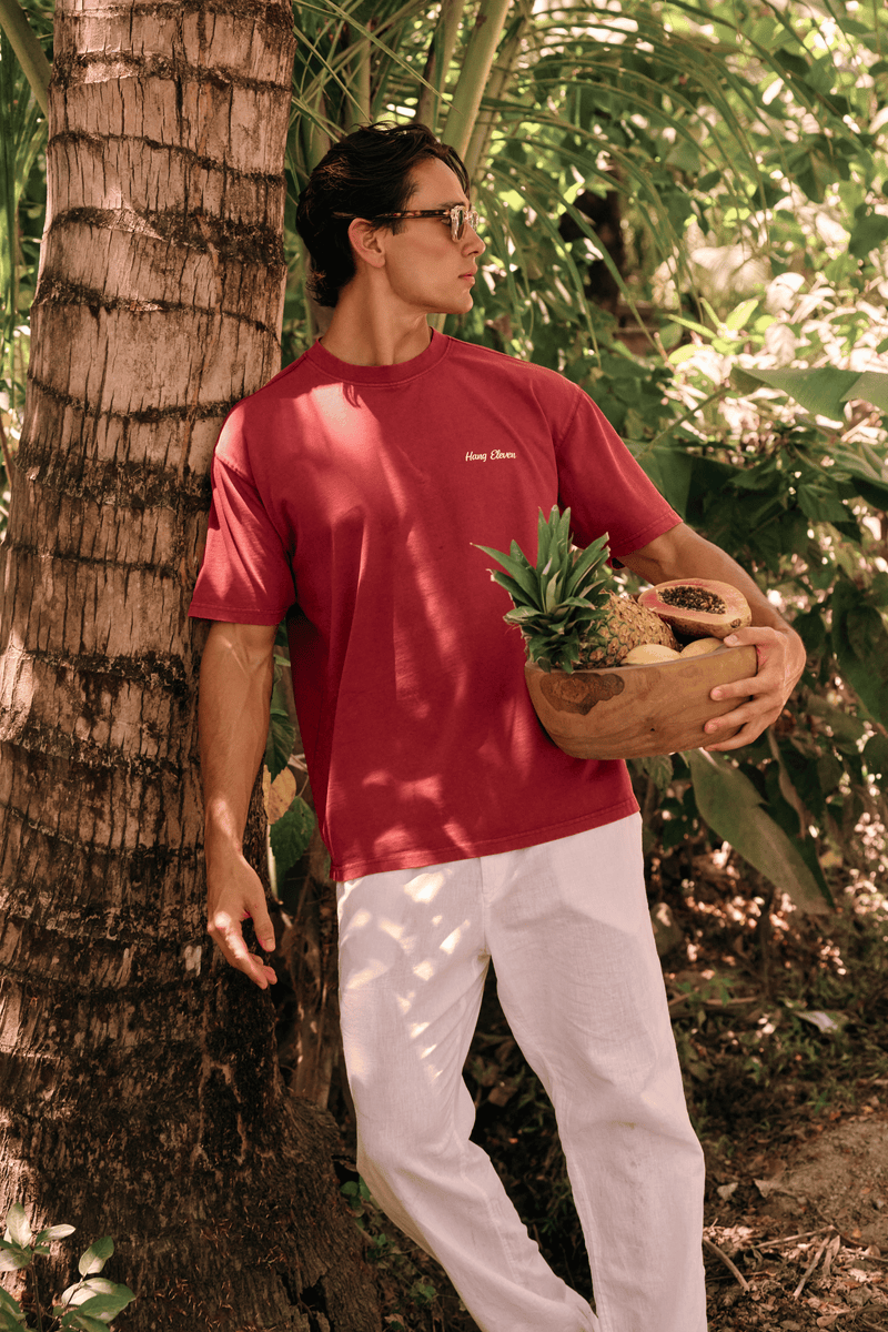 Born Tee - Deep Red