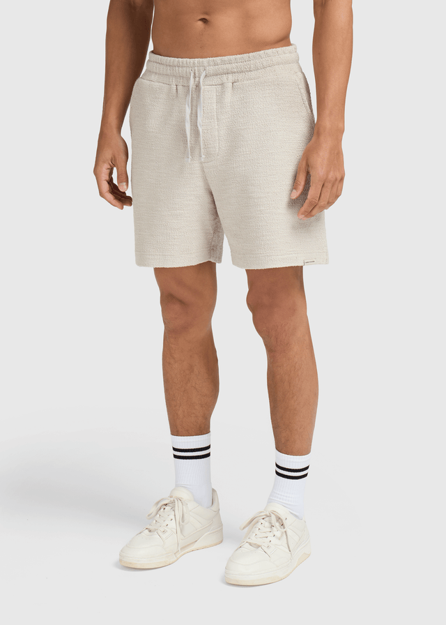 Bouclé-Shorts – Dove