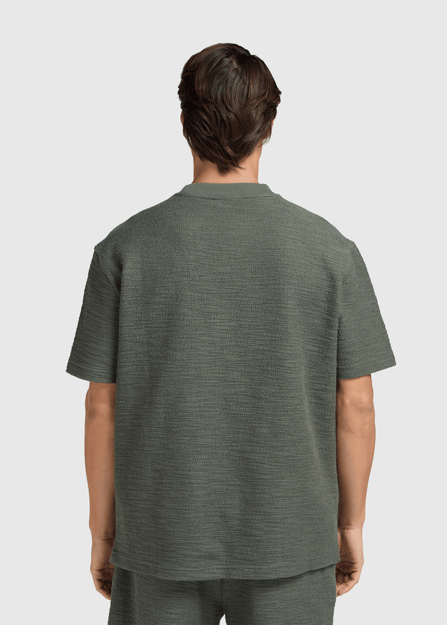 T-shirt bouclé – Sauge foncée