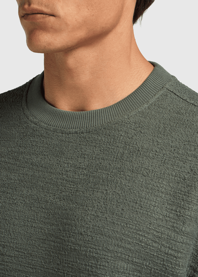 T-shirt bouclé – Sauge foncée