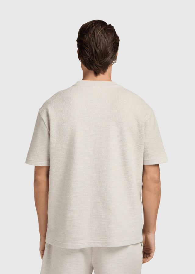Bouclé-T-Shirt – Taube