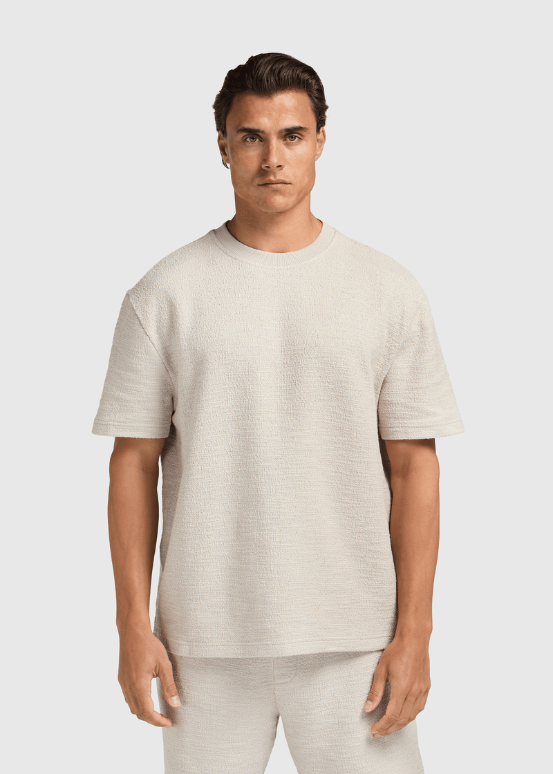 Bouclé Tee - Sand
