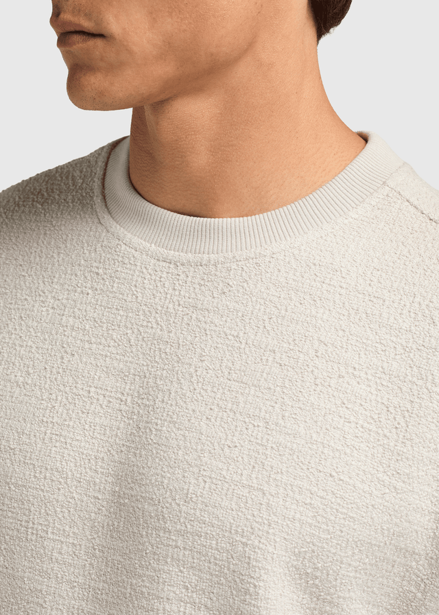 Bouclé-T-Shirt – Taube