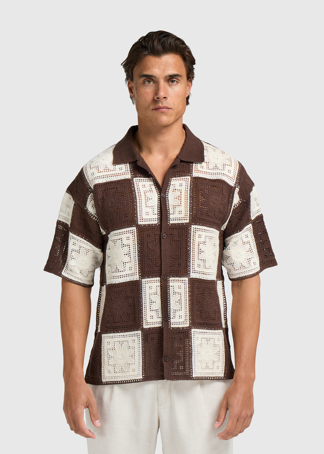 Häkelshirt – Braun