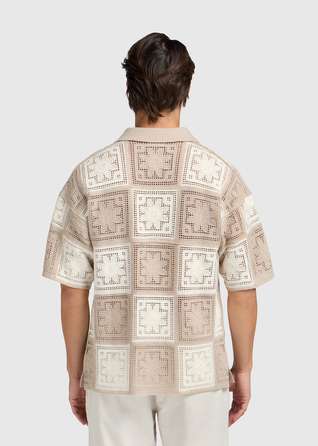 Häkelshirt – Sand
