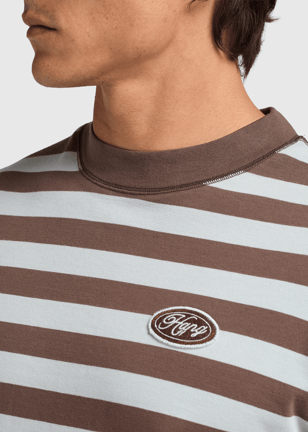 Stripe Longsleeve - Chocolate