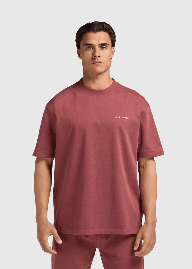 T-shirt essentiel - Rouge profond
