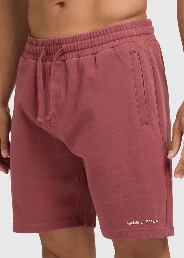 Essential Sweatshorts - Tiefrot