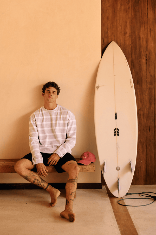 Stripe Longsleeve - Grey Melee