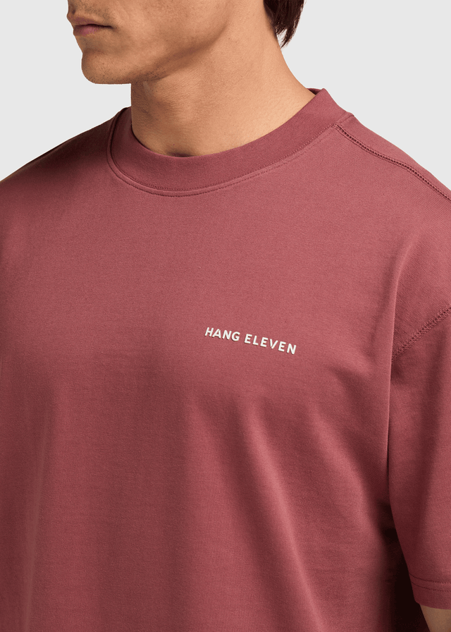 T-shirt essentiel - Rouge profond