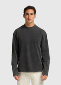 Vintage Washed Longsleeve – Off Black
