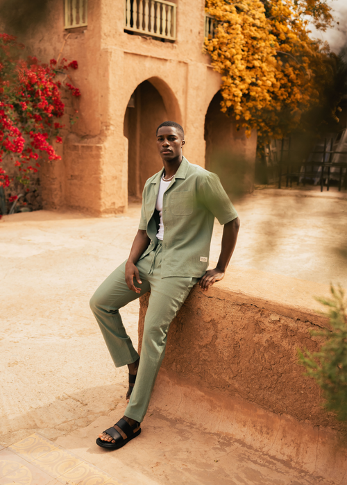 Structure Pants - Sage Green