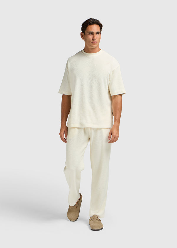 Toweling Bouclé Tee - Off White